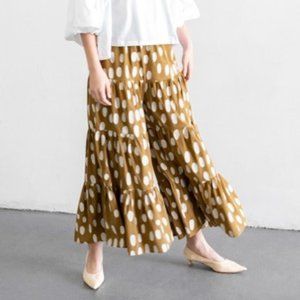 Mara Hoffman Shelesea Polka Dot Wide Legged Pants